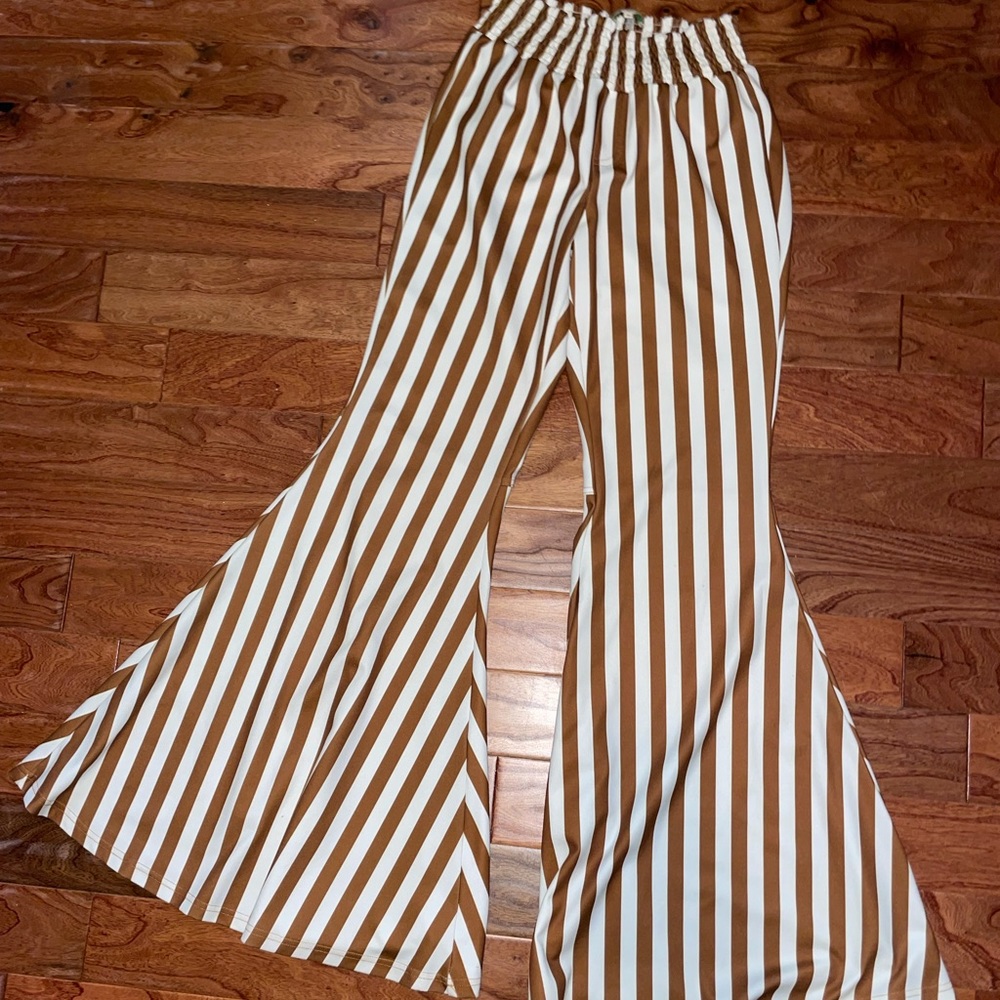 Ram striped Bell Bottoms